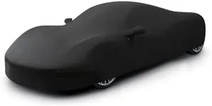 BIHEE Elastic Stretch Car Cover for Porsche 918, Mustang, Camaro, Corvette C8 | Soft Indoor Dustproof Protective Cover for Sports Cars | Universal Fit up to 192" (Garage, Car Shows, Storage)