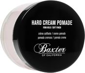 Baxter of California Hard Cream Pomade, Natural Finish/Firm Hold, Hair Pomade for Men, 2 fl. oz.