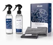 WELKIN Screen Cleaner Kit - 18.6oz Cleaning Mist & 18.6 oz Cleaning Gel for TV, Laptop, Computer, Phone Touchscreen - 2 Sprayers，1 Microfiber Cloth & 1 Glass Wipe Included, U5103K