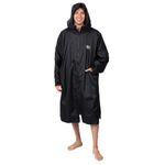 Swim Parka for Youth and Adults | Heavy-Duty Weatherproof Swimming Jacket for Men, Women and Kids, Black, Large