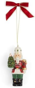 Spode Christmas Tree Tartan Nutcracker Ornament - Christmas Tree Decorations with Tartan Plaid, Festive Holiday Ornaments for Christmas Trees, Mantels, Home Displays - Collectible Holiday Decor