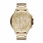 A|X Armani Exchange Men's Chronograph Gold-Tone Stainless Steel Watch (Model: AX1752)