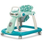 Baybee Lilo Baby Walker for Kids, Baby Activity Walker with LED Light, Music, Rotating Gears & Easy Grip Push Handle | Kids Walker for Baby Toddlers| Baby Walker for 0 to 2 Years Boy Girl (Green II)