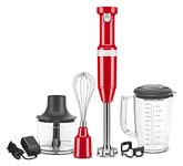 KitchenAid Variable Speed Cordless Hand Blender w/ Accessories, KHBBV83PA