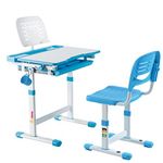 Alex Daisy Pluto Kids Height Adjustable Study Table & Chair Set (Standard, Blue), Plastic, 76 Cm, 67 Cm