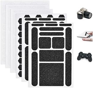 Hasefam 6 Pieces Phone Grip Tape, Finger Grip Stickers Decal Clear Non Slip Kit Adhesive Traction for Cell Phone Cases Mouse Laptop Tablet Tools (3Black+3Clear)