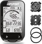 GPS Bike Computer Wireless Cycle Computer Waterproof IPX7 with 2.6 inch Auto Backlight Screen, 40 Hours Battery Life