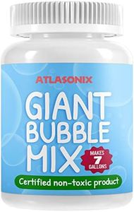 Giant Bubbles Mix - Makes 26.5ls of Big Pure Bubble Solution for Kids Non Toxic All Natural Bubble Concentrate for the Largest Bubbles Birthdays, Outdoor Family Fun for Girls and Boys