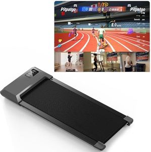 Superun Raceable Tapis de Marche Adapté aux Équipements de Haut Technologique, Tapis de Course avec Cours de Formation, Tapis Roulant avec Multi-Runner Races, APP Contrôle