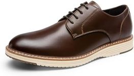 Bruno Marc Men's Crossflex Casual Dress Shoes Business Formal Oxfords Sneaker,Size 9.5,Dark Brown,SBOX2417M