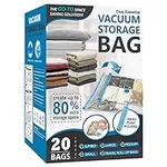 20 Pack Vacuum Storage Bags, Space 