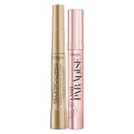 L'Oréal Paris Telescopic & Lash Paradise Mascara Set for Dramatic Volume and Length, Suitable for Sensitive Eyes, Black