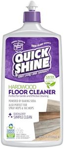 Quick Shine Hardwood Floor Cleaner 27oz| Use in Spray & Vac Mops| Removes Dirt & Scuff Marks| Ready-to-Use, Streak Free, No Rinse| Safer Choice Cleaner| Perfect for Gentle and Effective Cleaning