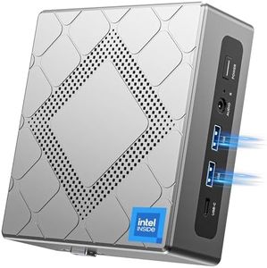 NiPoGi CK10 Mini PC 32GB DDR4 RAM,Ιntel i5-12600H(fino a 4,5GHz,12C/16T),1TB M.2 NVMe PCIe3.0 SSD Mini Computer W-11 Pro,2xHDMI+VGA 4K Triplo Display WiFi 6/BT 5.2,Micro PC per Ufficio/Istruzione