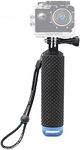 Homeet Handle Floating Hand Grip for Action Camera, Underwater Hand Stick Monopod Pole Compatible with DJI OSMO Action Cameras and Other Sports Camera, Blue