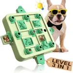 KADTC Dog Puzzle Toy for Small/Medium/Large Smart Dogs Mental Stimulation Boredom Busters Keep Them Busy Enrichment Toys Puzzles Food/Treat Feeder Level 3 2 1 Mentally Stimulating Puppy Brain Game G