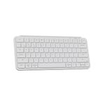 Keychron B1 Pro Quiet Key Ultra-Slim Wireless Keyboard, ZMK Programmable 75% Layout Bluetooth 5.1/2.4 GHz/Wired with Ultra-Long Battery Life Low Profile for Mac Win Linux System - Ivory White