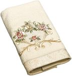 Avanti Linens 5412IVR Rosefan Hand Towel, Ivory, 13.00" x 10.00"