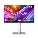 ASUS ProArt Display 24” (23.8 inch viewable) 1440P Professional Monitor (PA24ACRV) – IPS, QHD (2560 x 1440),Pre-Calibrated, 95% DCI-P3, ΔE < 2, Calman Verified, USB-C PD 96W, HDR400, 3 yr Warranty