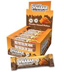 Battle Bites Dynabar High Protein Bars 12 x 60g - Chocolate Caramel Flavour - Low in Sugar, Free from Preservatives, Non-GMO, Suitable for Vegetarians - 18g protein + 243 calories per bar - Made in UK