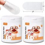 Dog Ear Wipes 100 Counts, Dog Ear Cleaner Finger Wipes for Dogs and Cats, Pet Ear Wipes, Soft & Easy Otic Cleaning Pads, Remove Wax, Dirt & Stop Smelly, Itchy