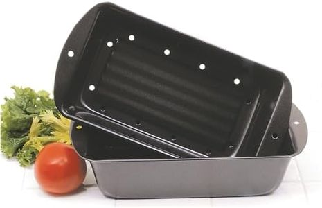 Norpro 2 Piece Nonstick Meatloaf Bread Pan Set