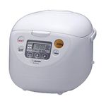 ZOJI NS-WAC18-WD Zojirushi 10-Cup (Uncooked) Micom Rice Cooker and Warmer, White