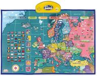 BEST LEARNING i-Poster My Europe Interactive Map - Educational Talking Toy for Boys and Girls Ages 5 to 12 Years Old for Kids | EU Geography Electronic Game 5, 6, 7 Birthday Present