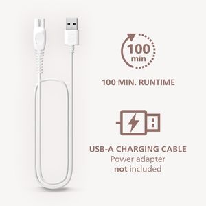 Philips Lady Shaver Series 8000 – White Electric Hair Removal
