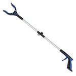 RMS 34 Inch Extra Long Reacher Grabber - Foldable Gripper and Reaching Tool with Rotating Jaw