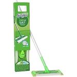 Swiffer Sweeper Dry + Wet All Purpose Floor Mopping and Cleaning Starter Kit with Heavy Duty Cloths, Includes: 1 Mop, 10 Refills