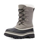 SOREL - Women's Caribou Waterproof Boot for Winter, Shale, Stone, 9