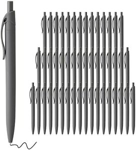 deegtran Pens Bulk, 50 Pack No Bleed Black Click Pens, Wholesale Retractable Ballpoint Pens, Pens Medium Point, Smooth Ink Pens, 1.0MM Black Ink