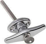 National Hardware V7640 Shaft 5/16-Inch Square x 4-Inch Universal Locking T-Handles, Chrome