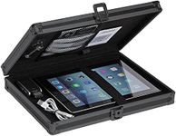 Vaultz Locking Storage Clipboard, 2.15 x 12.75 x 9.75 Inches, Tactical Black (VZ03492)