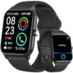 Fitpolo Smart Watch for Men Women Android, Alexa Built-in [1.8" HD Screen] IP68 Waterproof Fitness Watch Bluetooth Call for Android & iPhone with Heart Rate/Sleep/SpO2 Monitor,105+ Sports Trackers