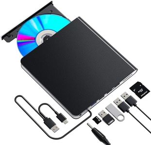 aelrsoch Lecteur Blu - Ray Externe Lecteur Blu - Ray Lecteur DVD/BD Lecture/écriture Lecteur Blu - Ray Portable USB 3.0 et Type - C DVD Burner Ultra HD Blu - Ray Burner pour Windows 7/8 / 10/11/MacOS