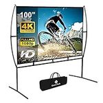 Projector Screen with Stand Foldabl