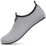 sportvibe Barefoot Water Shoes Men Women Lightweight Ladies Aqua Aerobics Shoes for Swim Running Surfing Driving Diving Kayaking Beach Yoga, Grey, 9.5 UK/44 EU