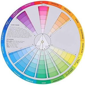 Ruota Dei Colori, 2 X Ruota Dei Colori, Miscele Di Colori, Guida Tascabile Per La Miscelazione Dei Colori, La Ruota Dei Colori Per Un Armonioso Design Degli Oggetti Da Regalo(Diametro 23cm)