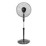 1ABOVE Heavy Duty 5 Blade Pedestal Stand Fan, 140cm Adjustable Height, 3 Speed Setting, Heavy Round Base, Oscillating, Tilting head [Energy Class A+++]