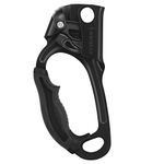 PETZL Axcension Handled Rope Clamp, Black, Left Hand