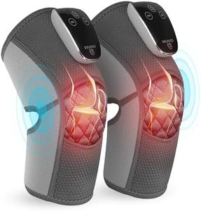 COMFIER Cordless Knee Massager with Heat, Vibration Knee Brace Wrap for Arthritis, 3-in-1 Heating Pad for Knee Shoulder Elbow, Knee Warmer, Gifts for Father Dad Men,FSA or HSA Eligible