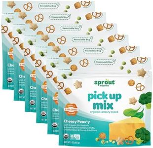 Sprout Organics, Pick Up Mix Sensory Snack Mix, Cheesy Peas-y with Freeze-Dried Peas (6 Count)