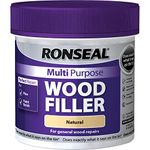 Ronseal MPWFN465 465 g Multi-Purpose Wood Filler Tub - Natural