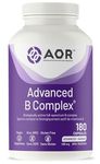 AOR Advanced B Complex Capsules,180 Count, Full-Spectrum B Vitamin Blend with B1, B2, B3, B5, B6, B12, Inositol, Folic Acid & Biotin, Comprehensive Daily Support, Promotes Energy & Nutrient Metabolism