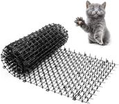 Walquicks Plant 6.5 ft Cat Spike Mat Outdoor Cat Deterrent Mat with Spikes Prickle Strips Indoor Dog Digging Deterrent Anti Cats, Garden Fence Animal Barrier, Scat Mat for Cats with Spikes