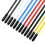 12pcs Plastic Protection Antenna Tube with Caps for RC Cars FPV Drone Receiver Antenna Frsky XM+ X4R X4RSB