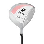 ULTIMATE Golf Driver for Women, Individual 460CC Driver with Graphite Shaft and Headcover for Beginners and Average Golfers, 12 Degree Golf Club Driver for Right Handed