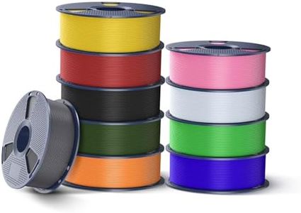 SUNLU 10KG High Speed PLA+2.0 Filament 1.75mm, Fast Printing PLA Plus 2.0 pour Imprimante 3D, Haute Vitesse et Haut Débit, Noir+Blanc+Gris+Bleu+Rouge+Jaune+Vert+Rose+Olive+Orange.